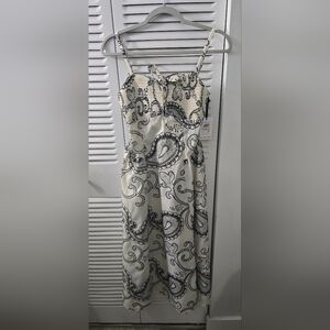 kensie Women's Embroidered Square Neck Dress